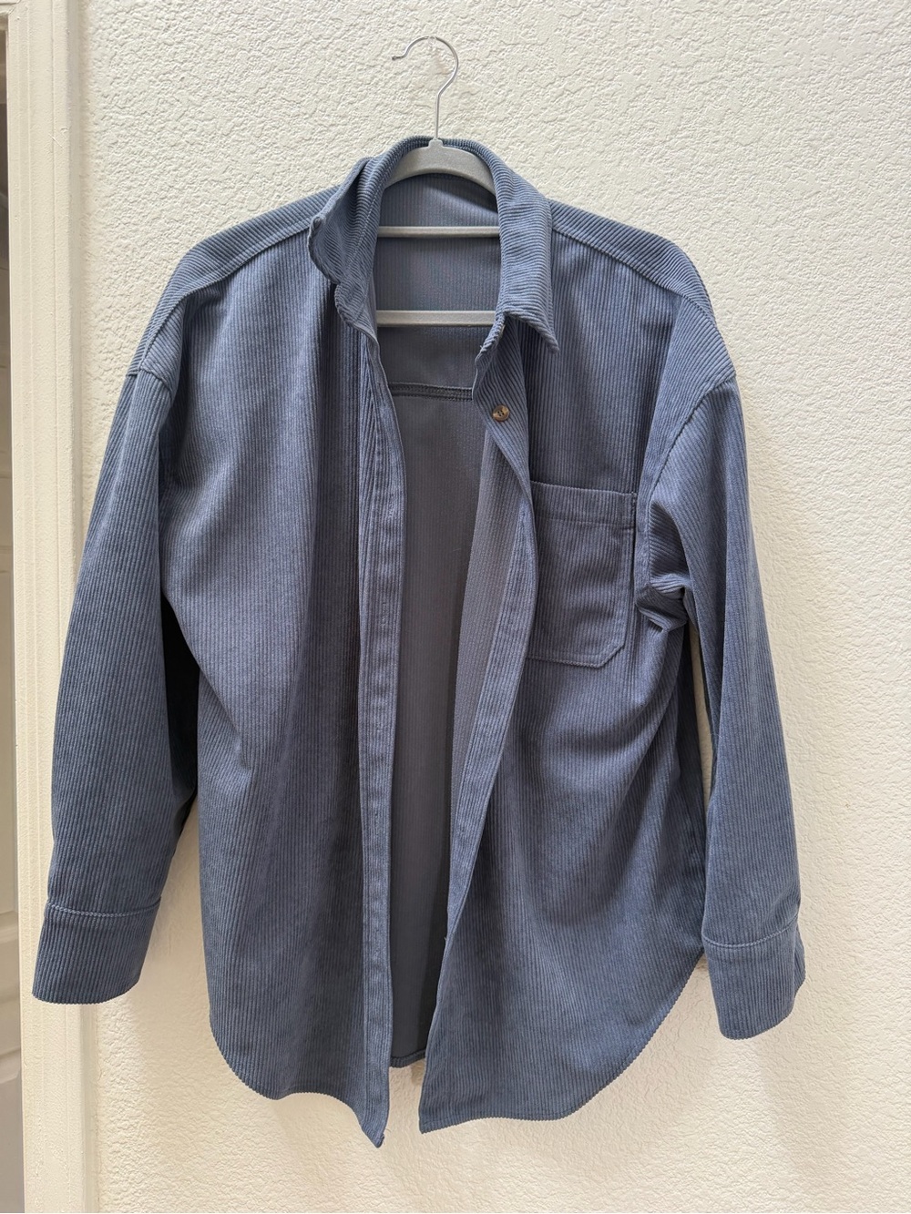 Corduroy Overshirt Jacket - Blue